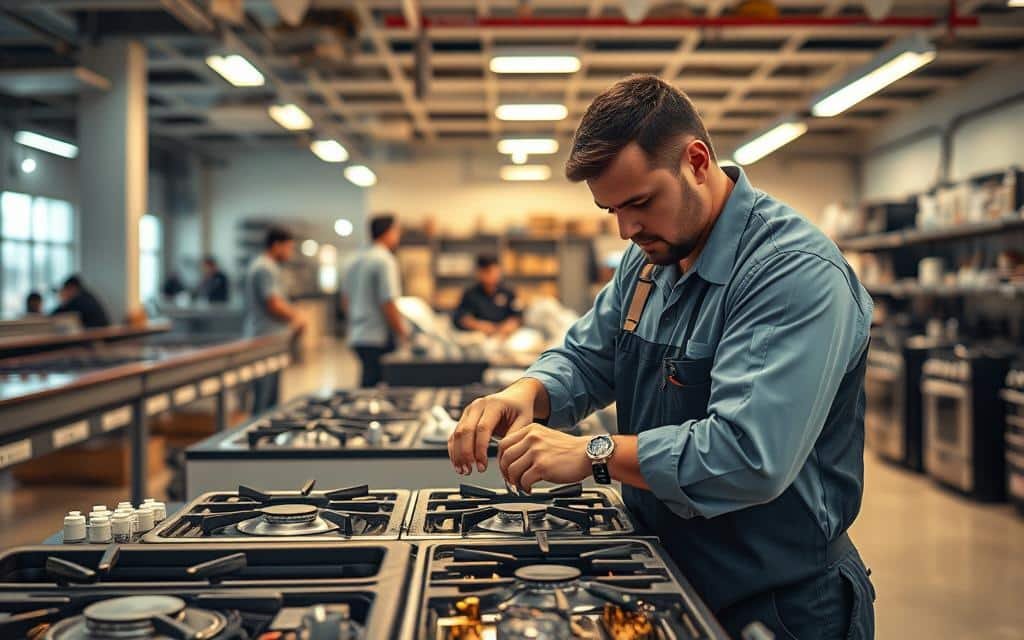 أعطال افران الغاز